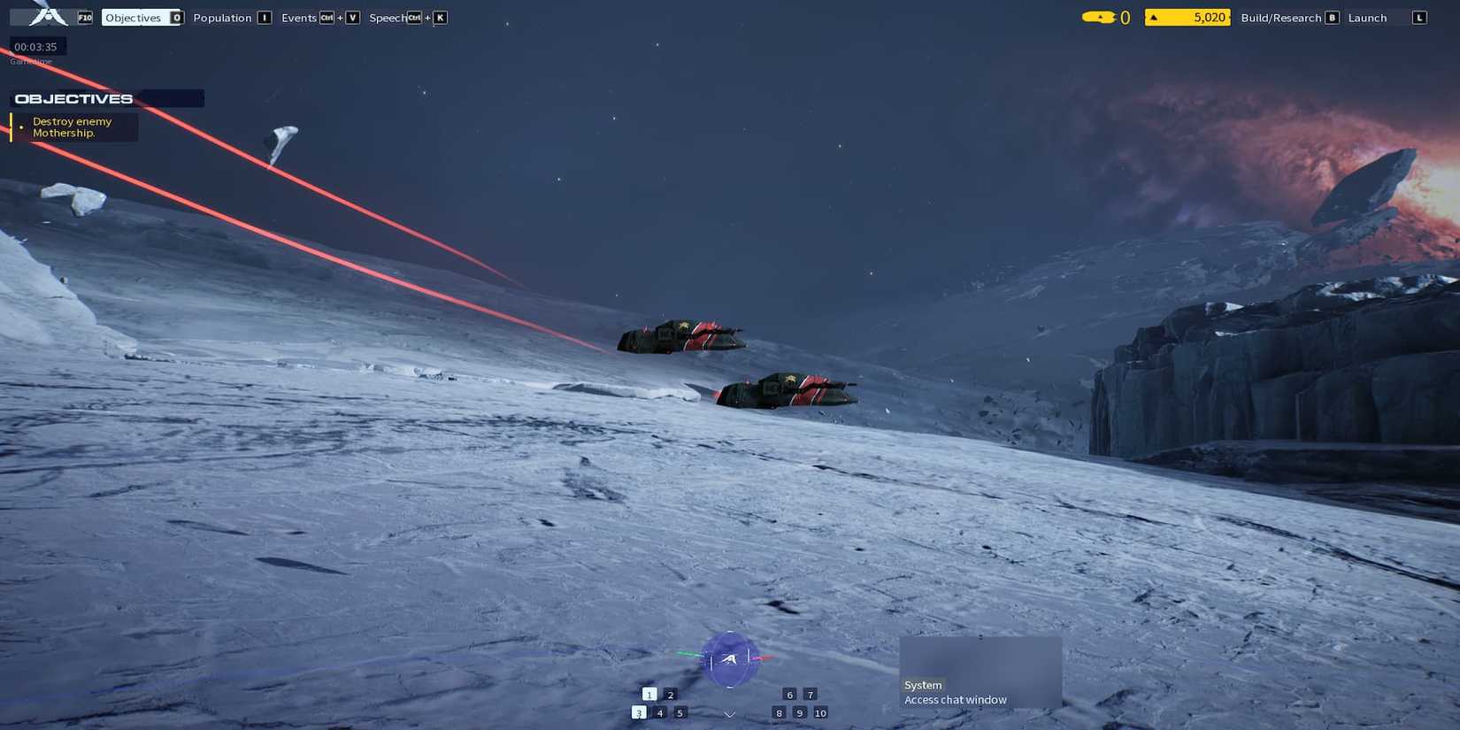 Two Incarnate Ships Flying In The Open