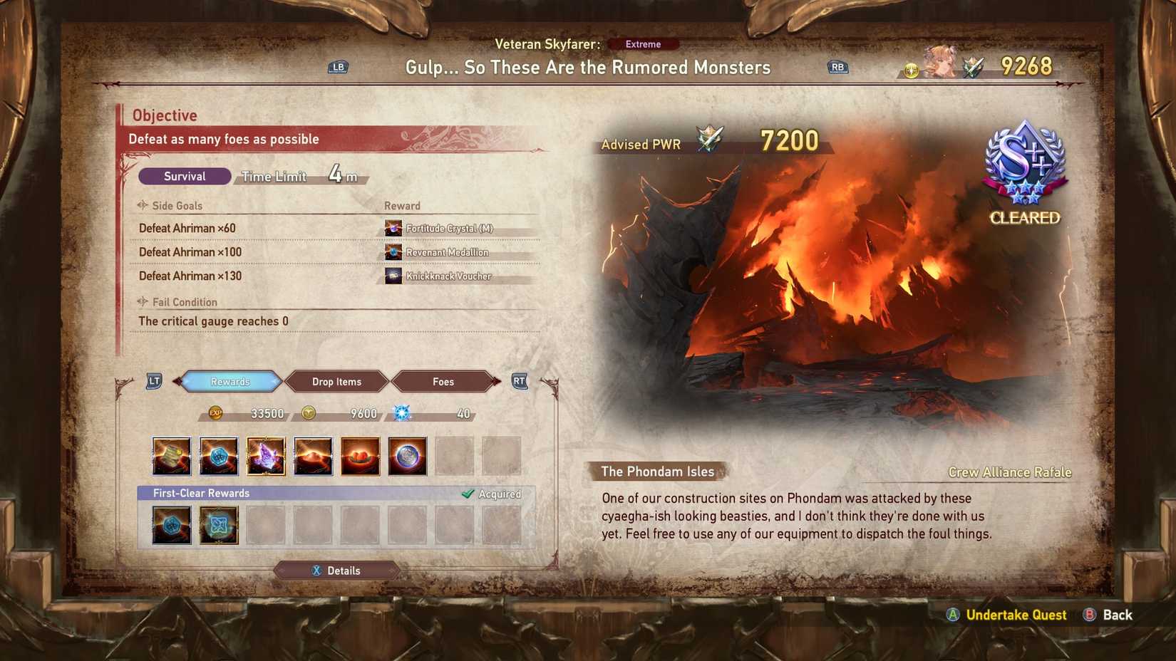 Quest for getting Revenant Medallions in Granblue Fantasy: Relink