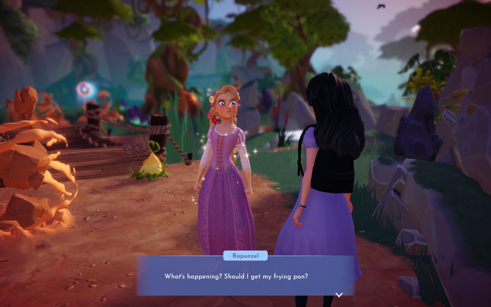 talking to rapunzel monochrome mystery quest ddv