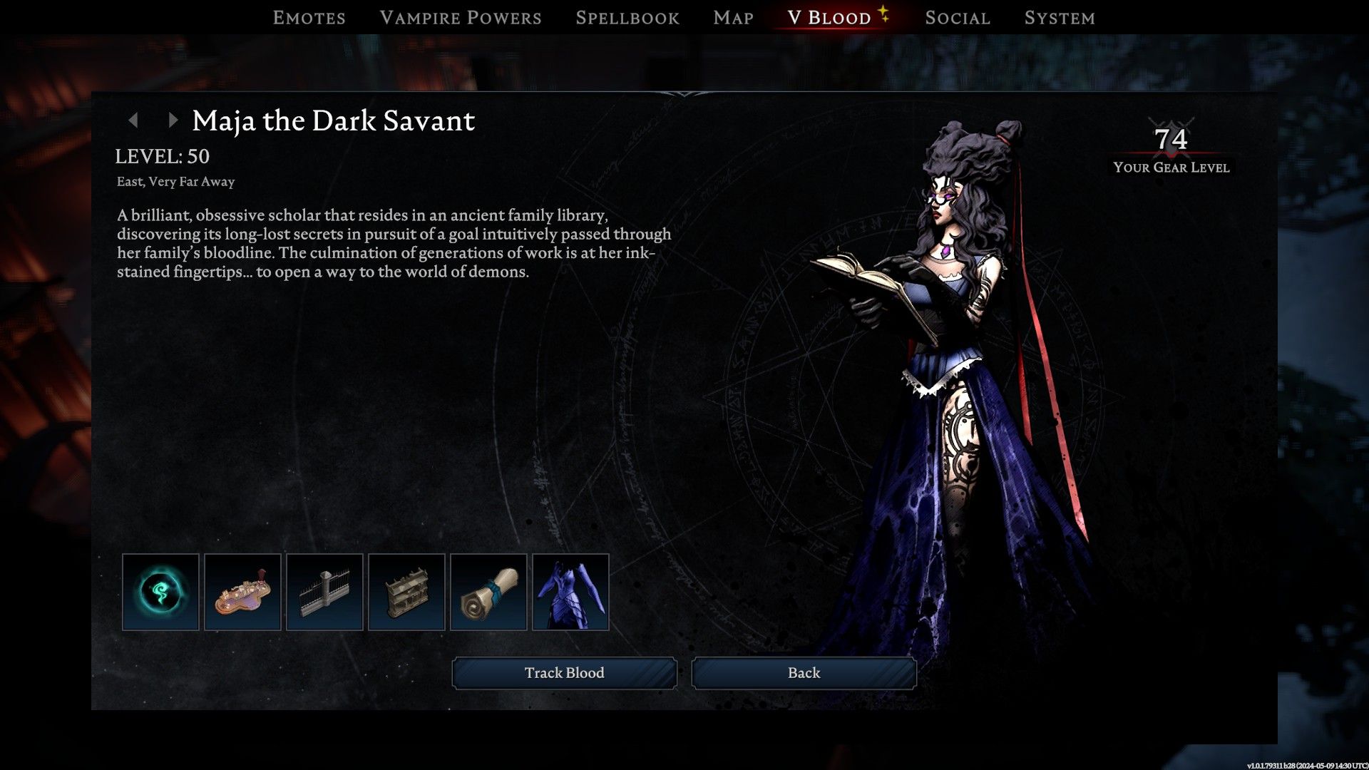 Maja the Dark Savant in V Rising