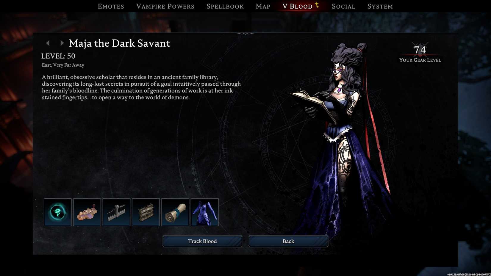 Maja the Dark Savant in V Rising