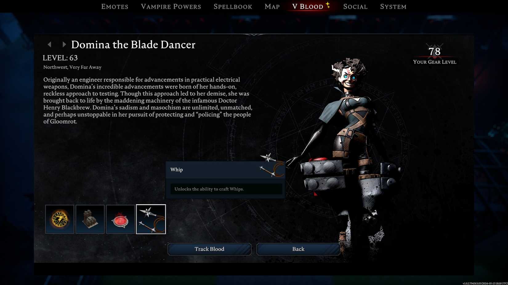 Domina the Bladedancer in V Rising
