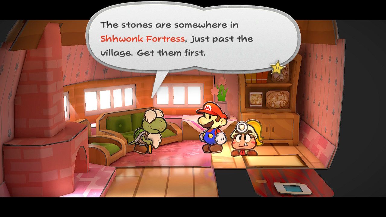 Paper Mario TTYD_Chapter 1_Mayor_Shhwonk Fortress