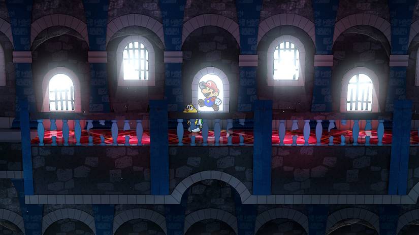 Paper Mario TTYD_Chapter 1_Hooktail Castle_Second Floor_Window