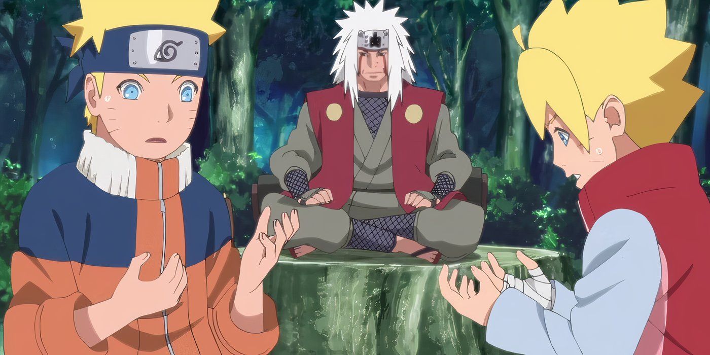 Boruto and Naruto in the Past