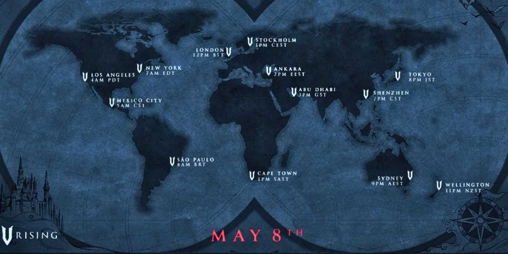 V Rising Release Time By Region