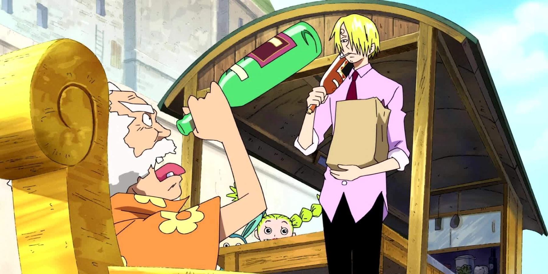 Sanji Crashes! The Mysterious Old Man And Intense Cooking One Piece