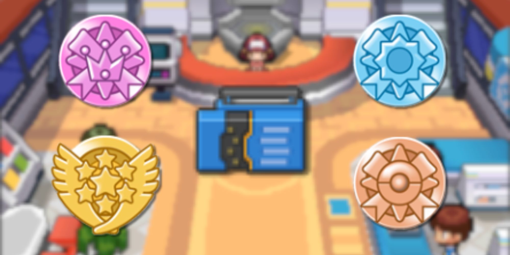 4 types of medals and the medal box.