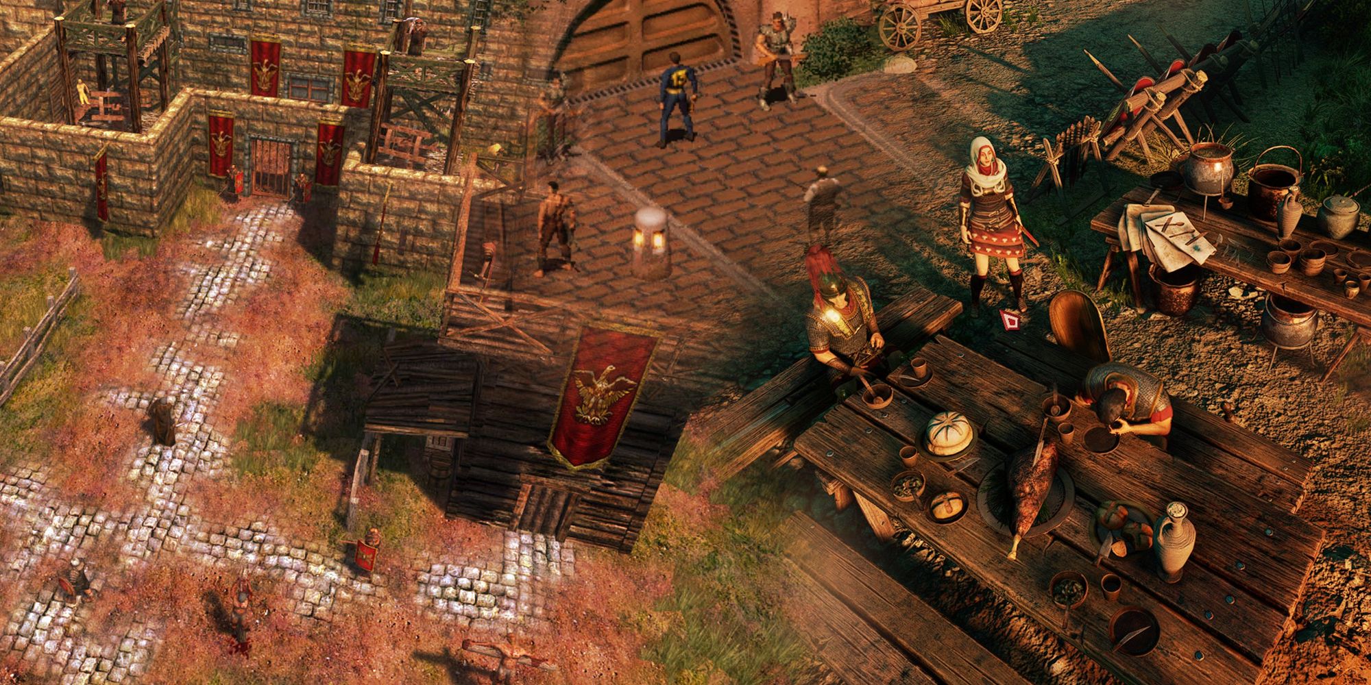 Turn-Based RPG games The Age Of Decadence, Fallout 2, Expeditions: Rome