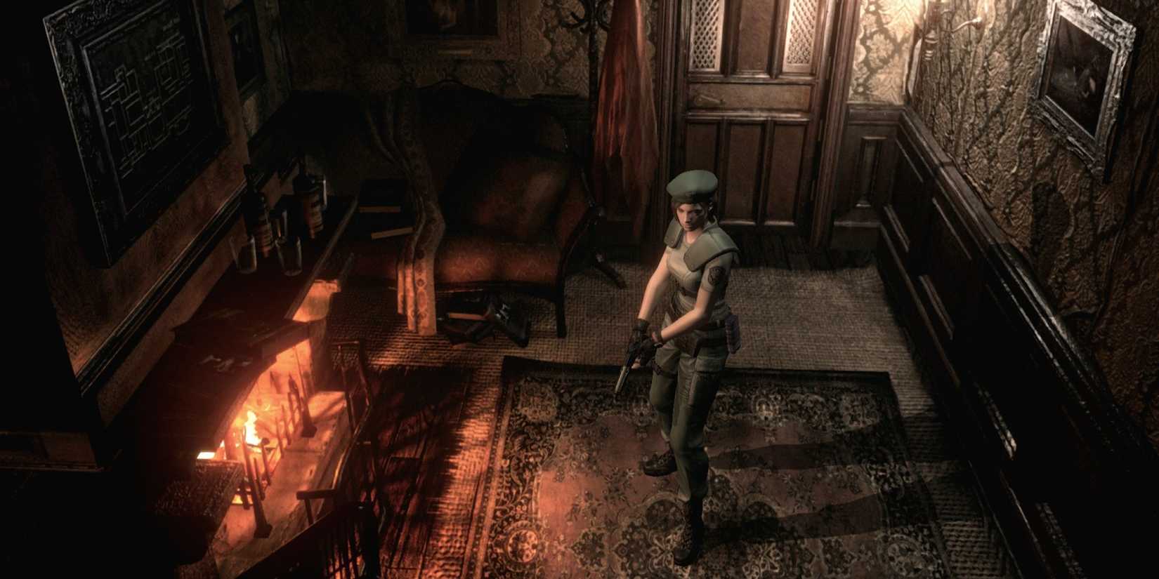 resident evil jill valentine alone in spencer mansion in resident evil 2015 remaster