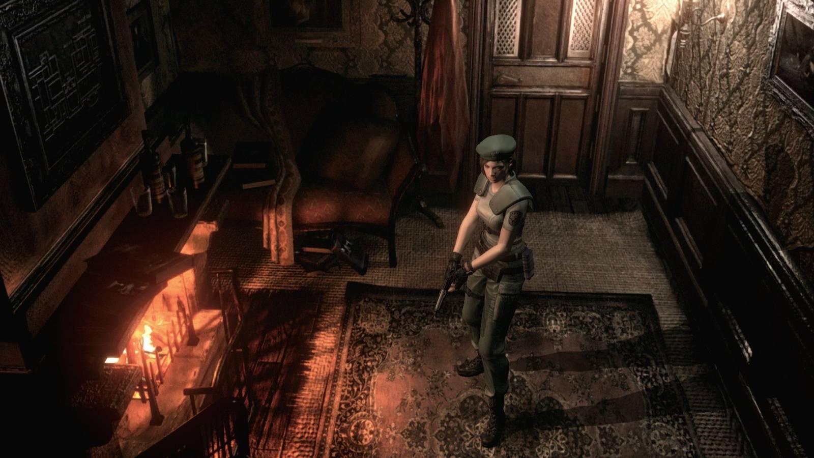 resident evil jill valentine alone in spencer mansion in resident evil 2015 remaster