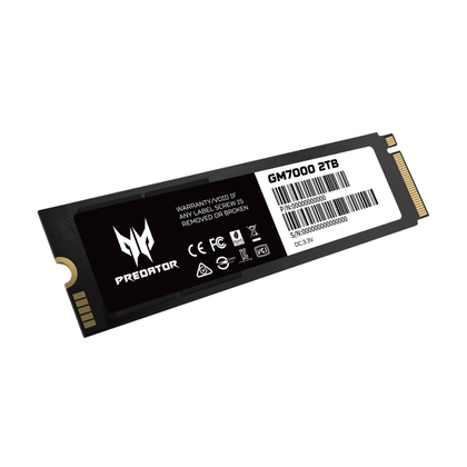 Acer Predator GM7000 2TB M.2 SSD 2280 NVMe Gen4 Internal Gaming SSD, Compatible with PS5 Up to 7400MB/s - BL.9BWWR.106