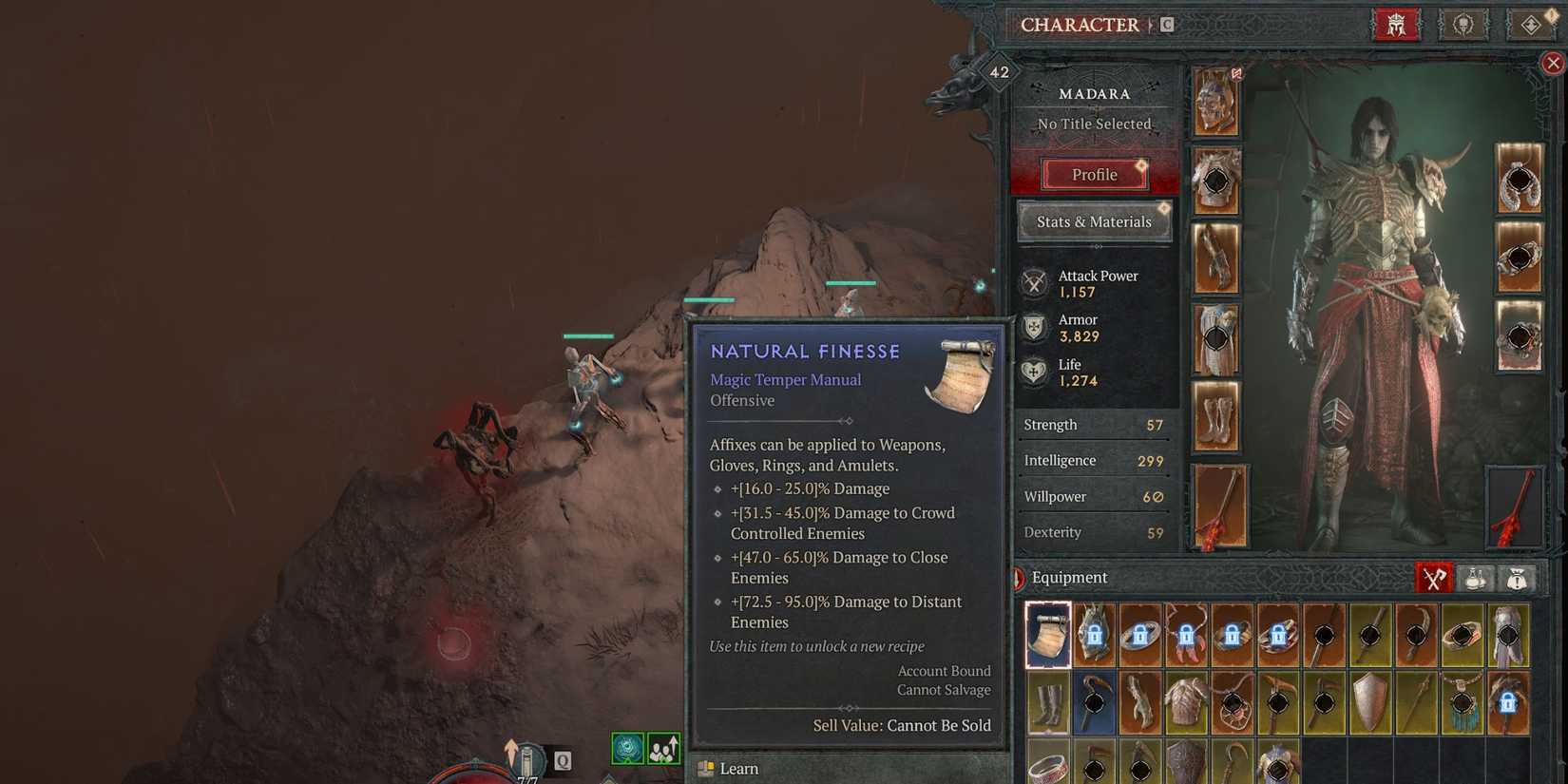 Temper Manual in Diablo 4