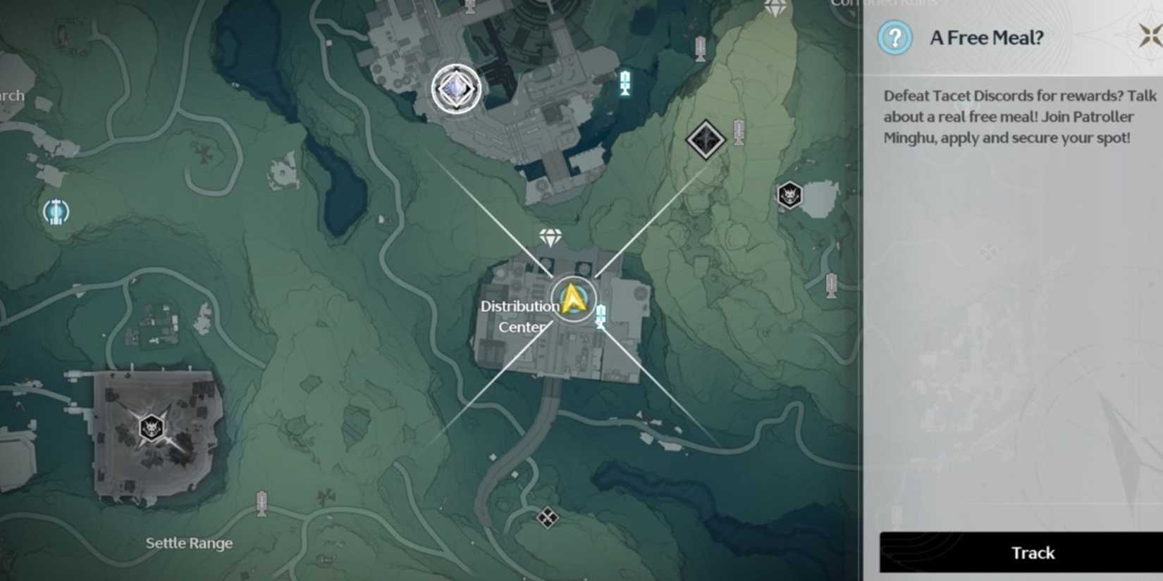 the location of a free meal quest in wuthering waves.