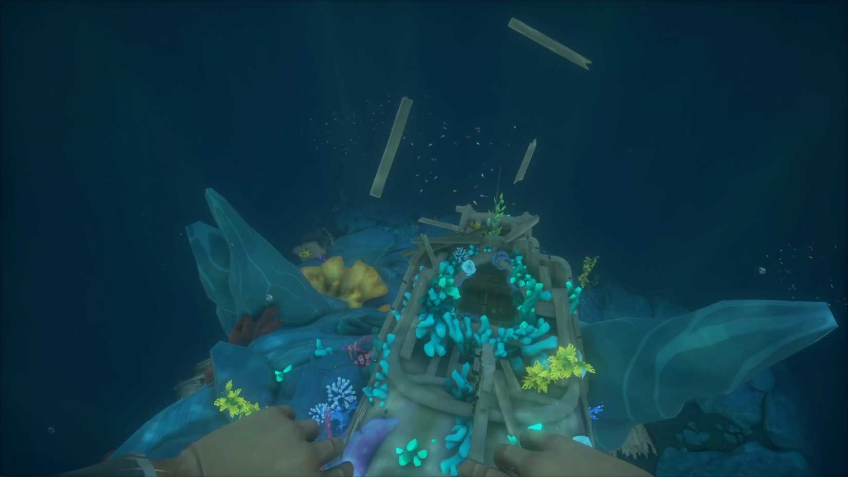 A shipwreck in Sea of Thieves