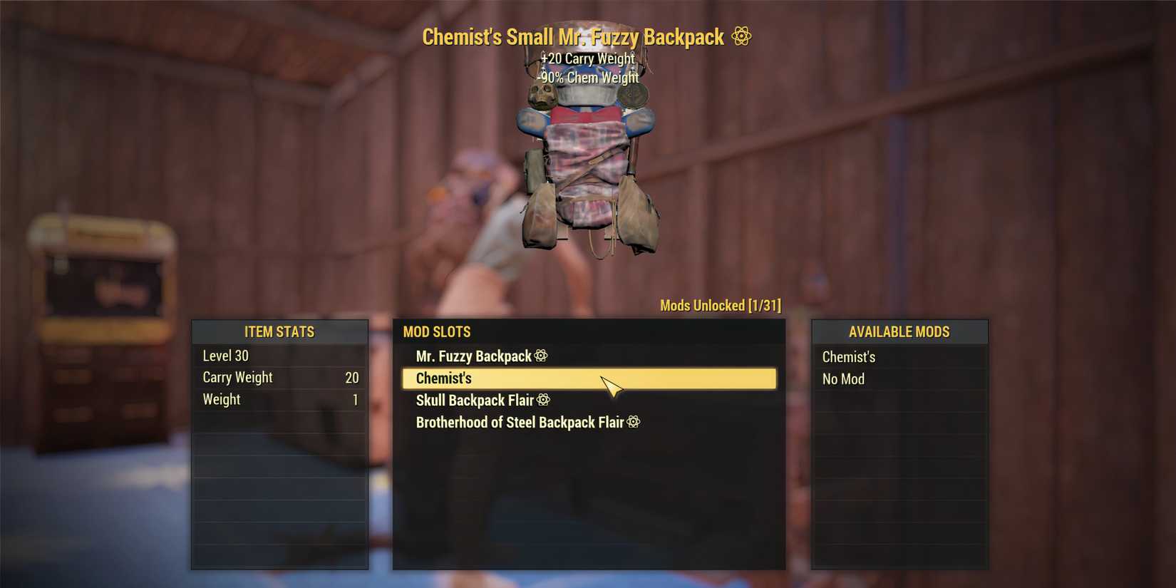 Fallout 76 Where To Get The Chemist Backpack Mod fallout-76-where-to-get-the-chemist-backpack-mod