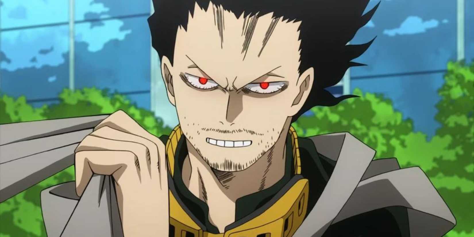 Aizawa uses his quirk to temporarily erase his student's quirks in My Hero Academia