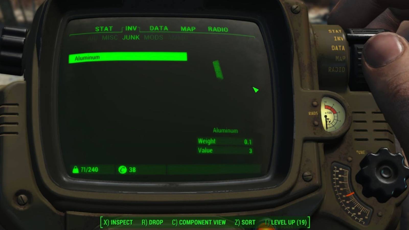 Aluminium in Fallout 4