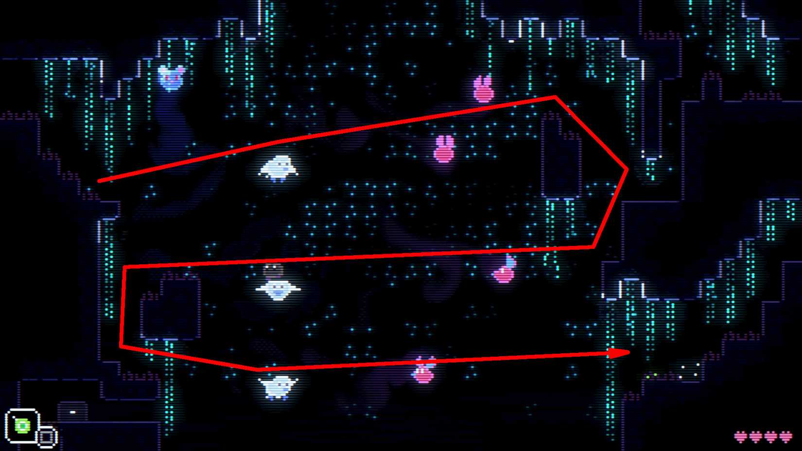 animal well flame guide