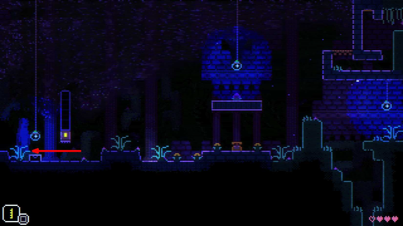 animal well flame guide