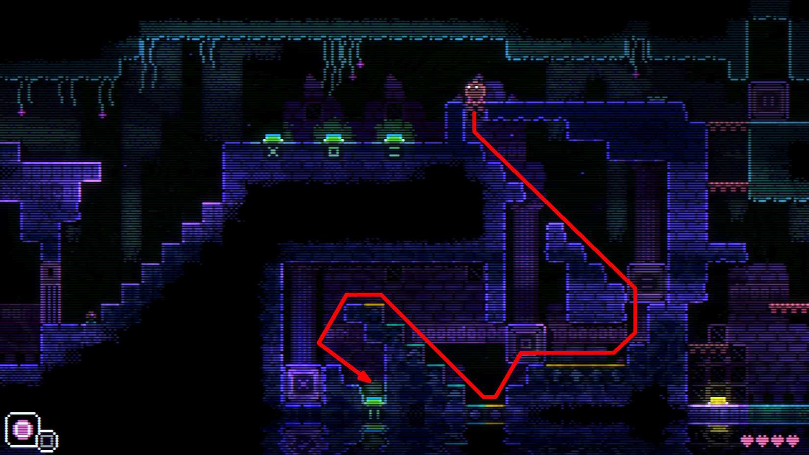 animal well flame guide