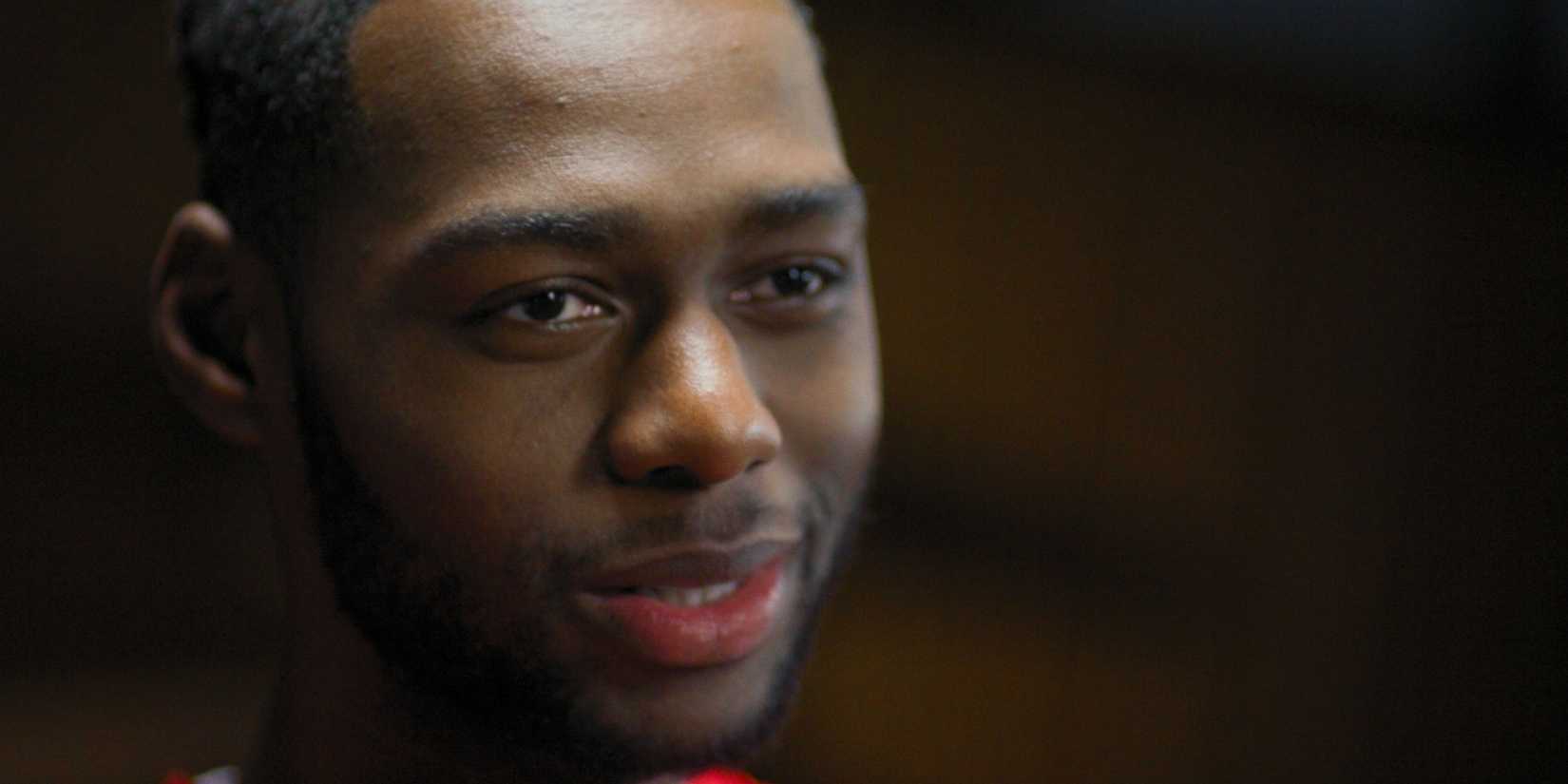 Wrexham and Arsenal goalkeeper Arthur Okonkwo close-up
