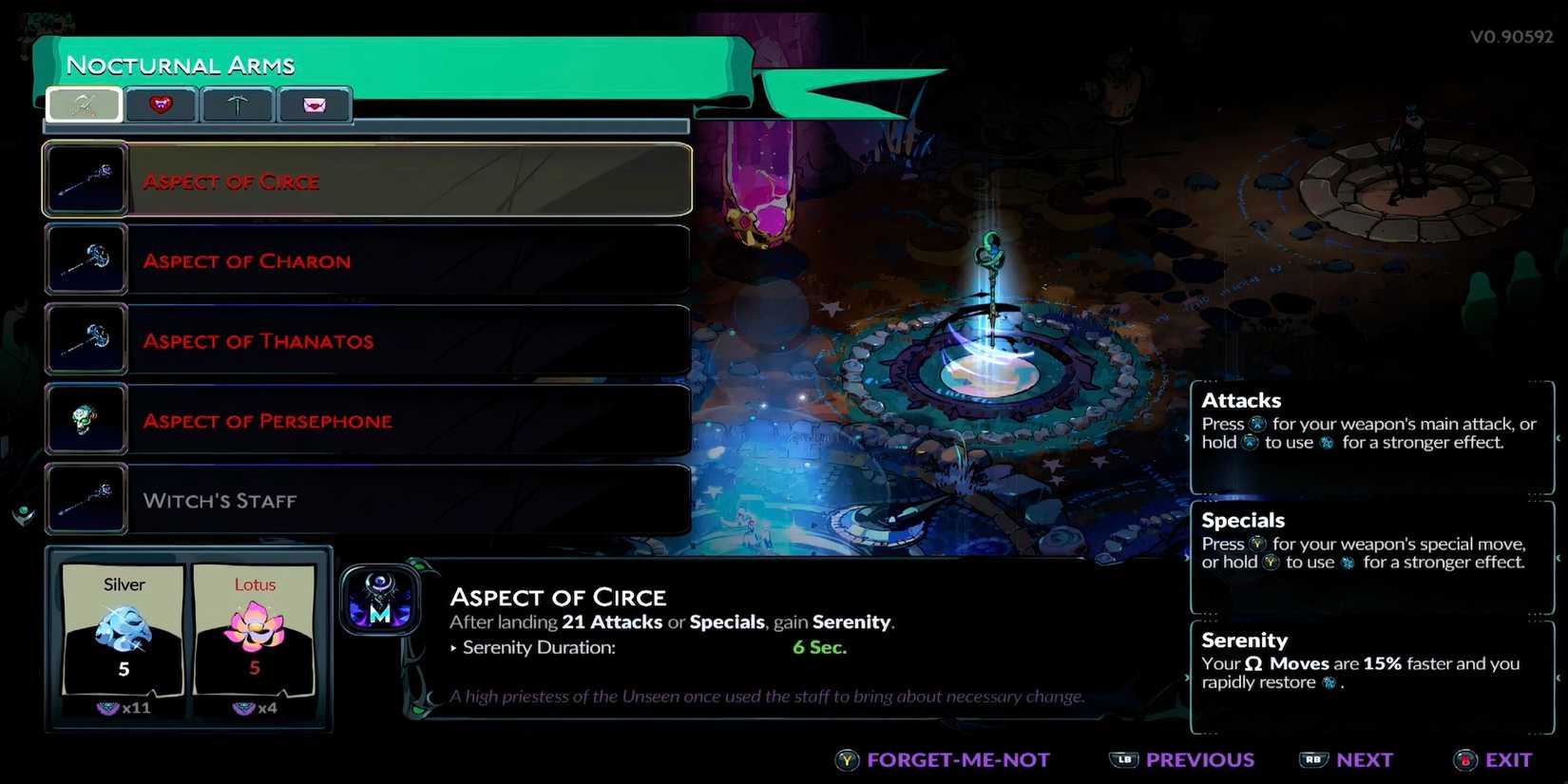 Aspect Of Circe in Hades 2