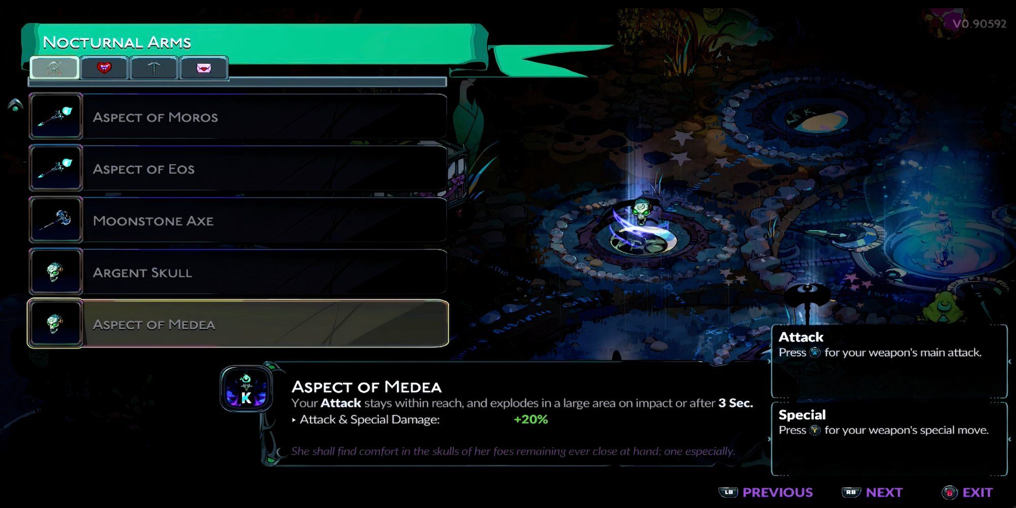 Aspect Of Medea in Hades 2