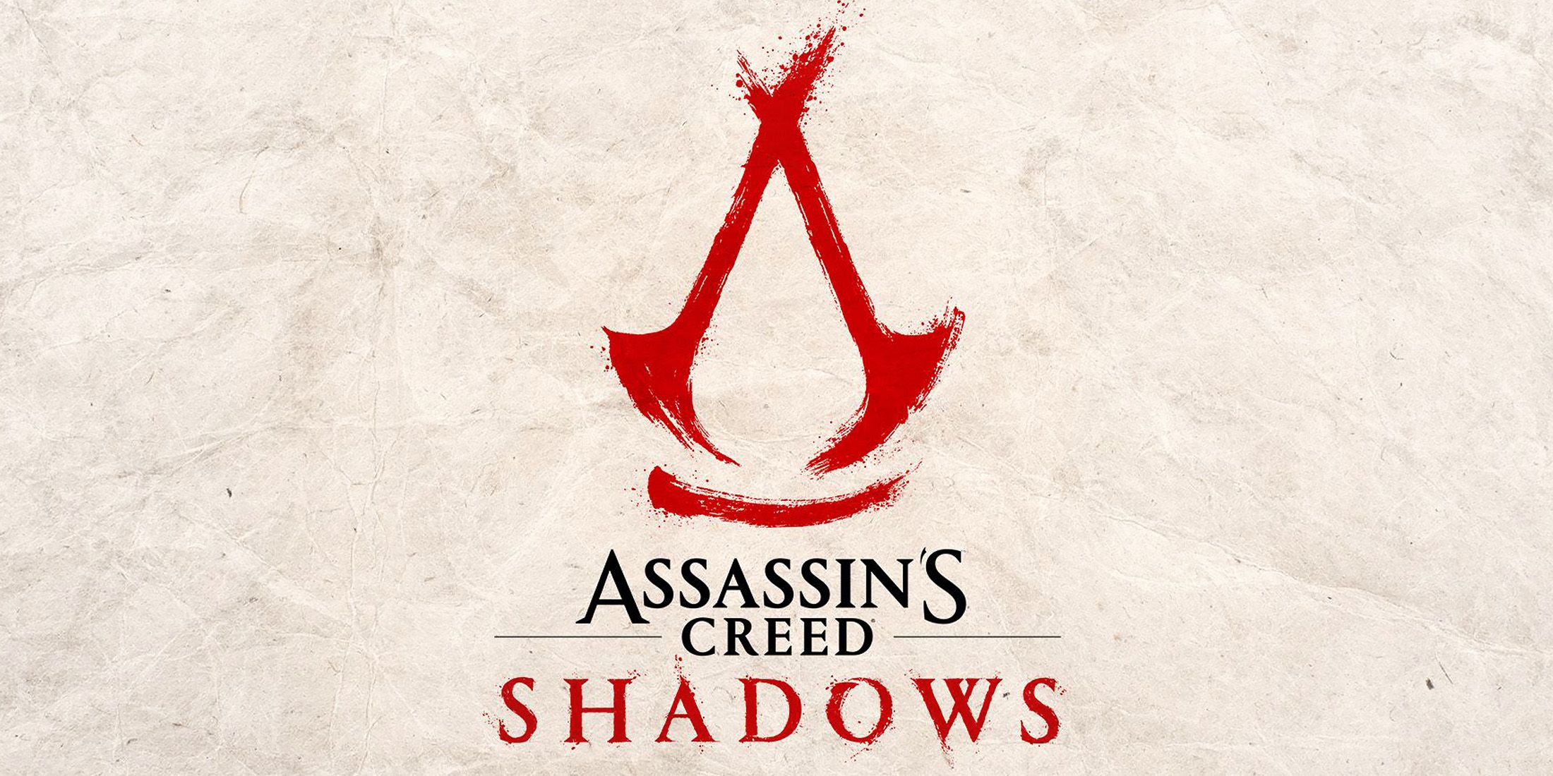 Assassin's Creed Shadows logo on parchment