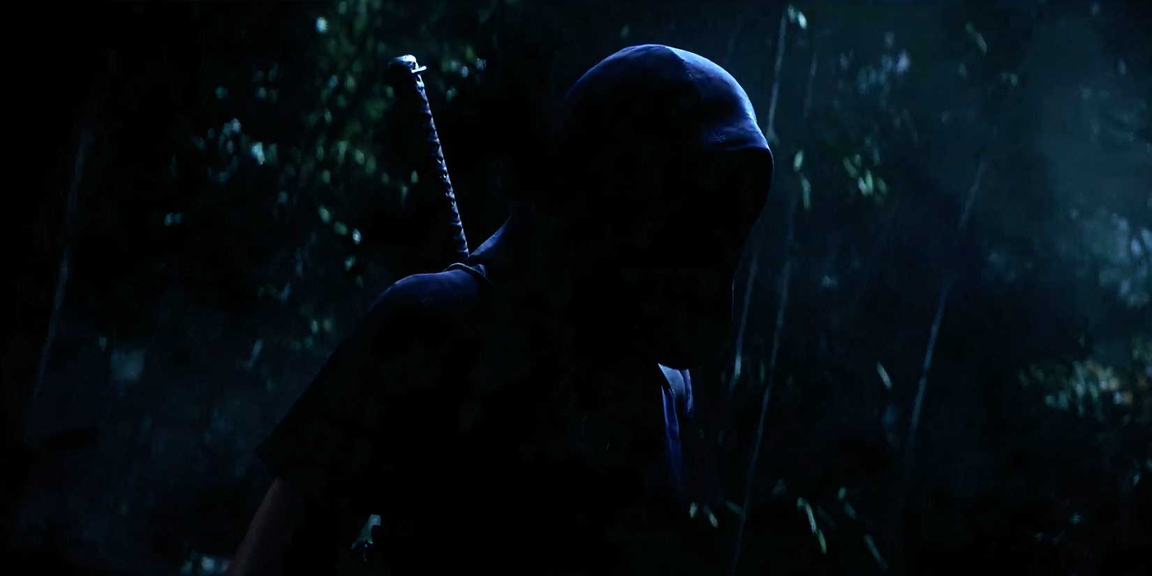 Assassin's Creed Shadows Naoe with hood up