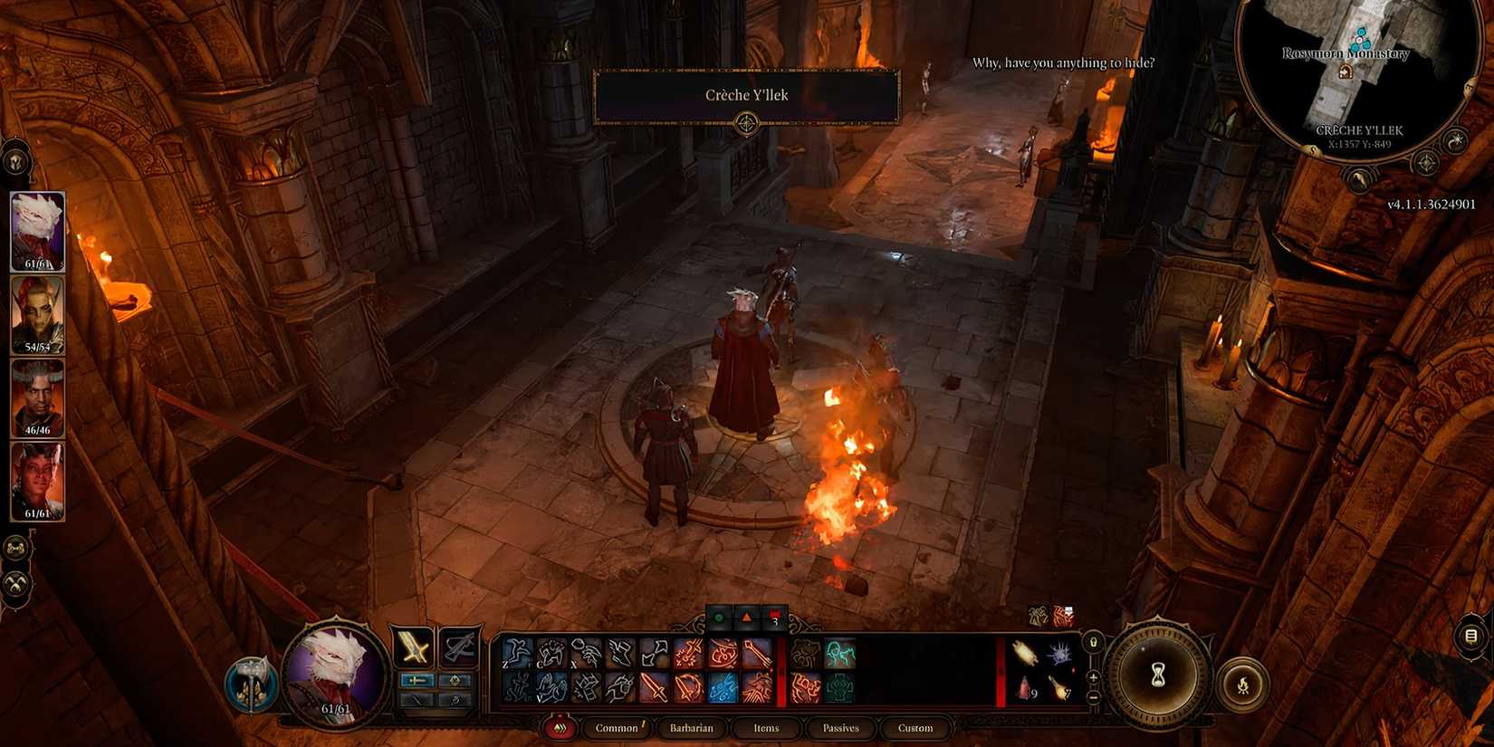 Player group enters the Githyanki Creche in Baldur's Gate 3