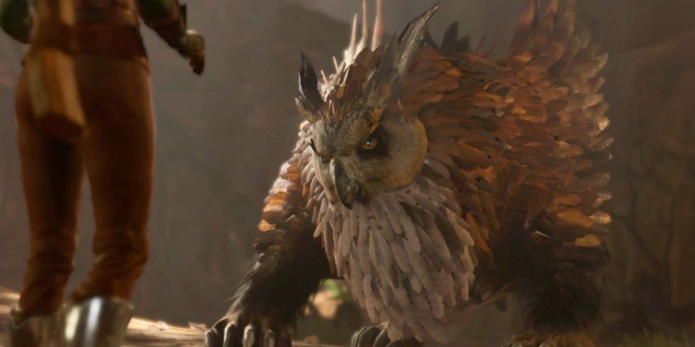 Baldur's Gate 3 Owlbear acting hostile towards player