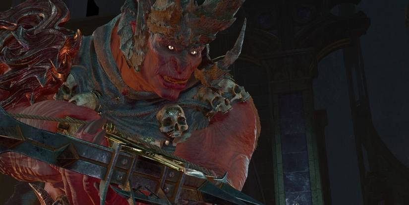 Baldur's Gate 3 Yurgir aiming a crossbow