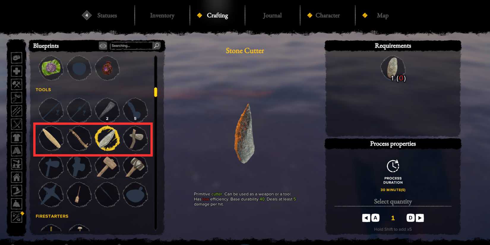 basic tools in survival fountain of youth