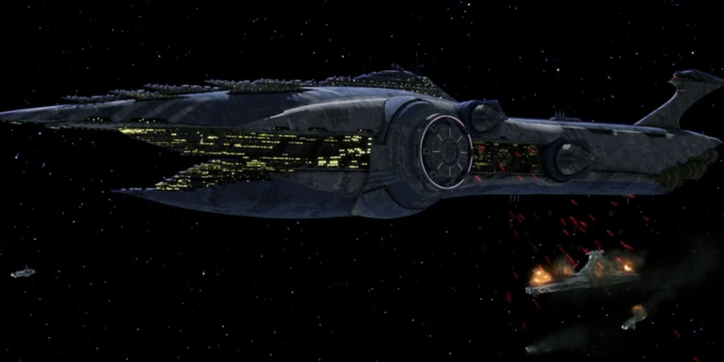 Battle_of_the_Ryndellia_System The Malevolence starwars screenshot from The Clone Wars