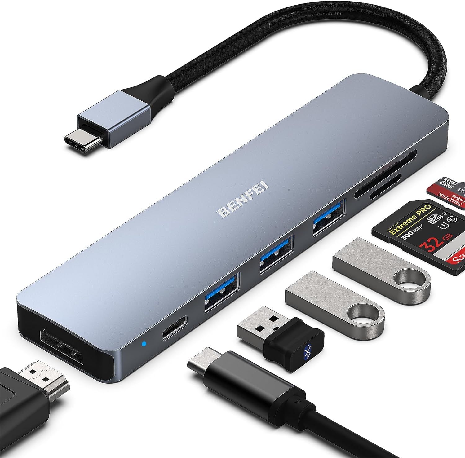 BENFEI USB-C Hub 7-in-1