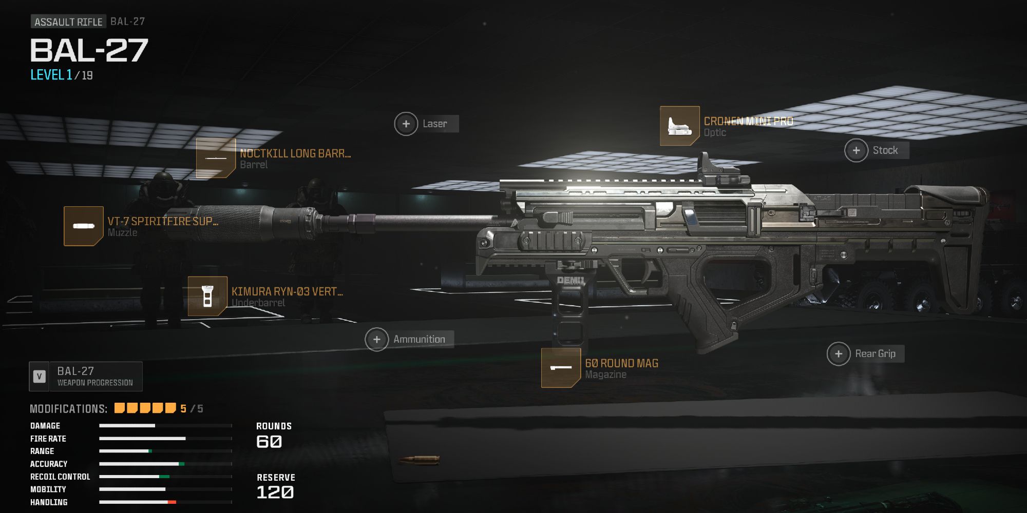 best attachments for the BAL-27 in Warzone 