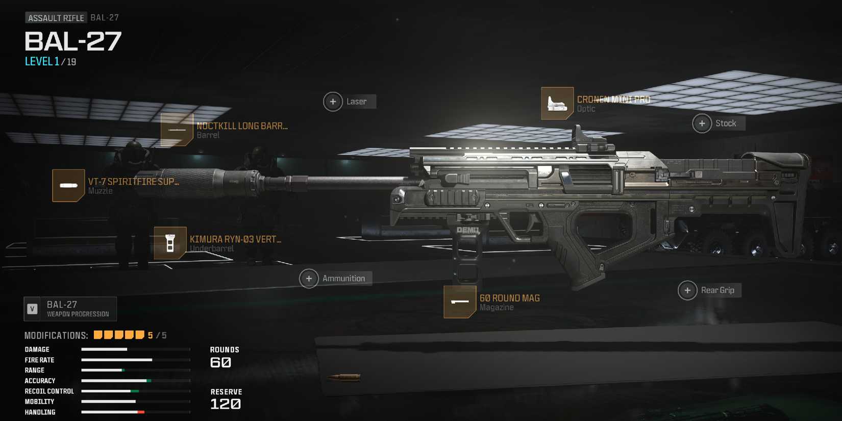 best attachments for the BAL-27 in Warzone 
