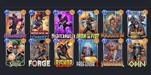 the best movement deck for beginner players in marvel snap.