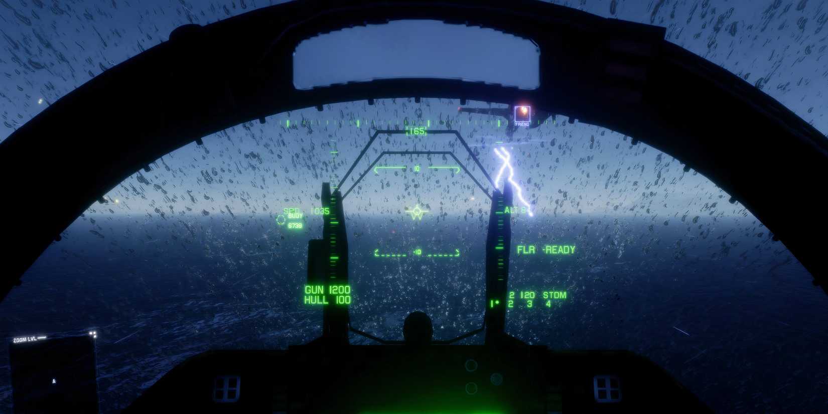 Flying a plane in Project Wingman