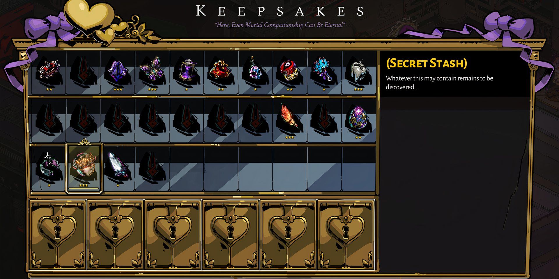 best keepsakes and companions in hades