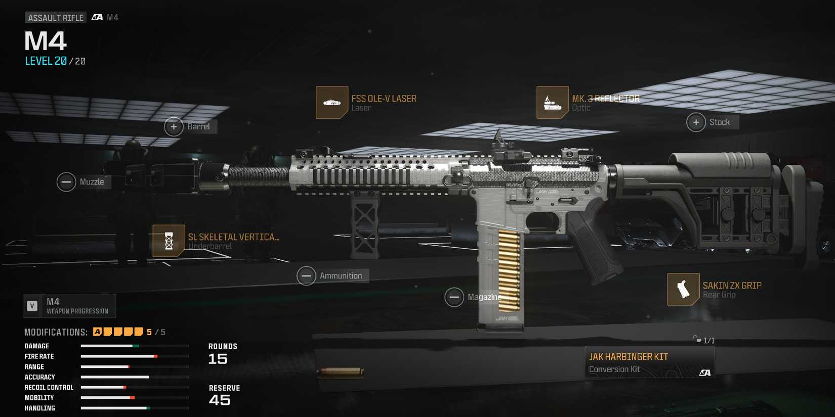 Best MW3 M4 JAK Harbinger Loadout 