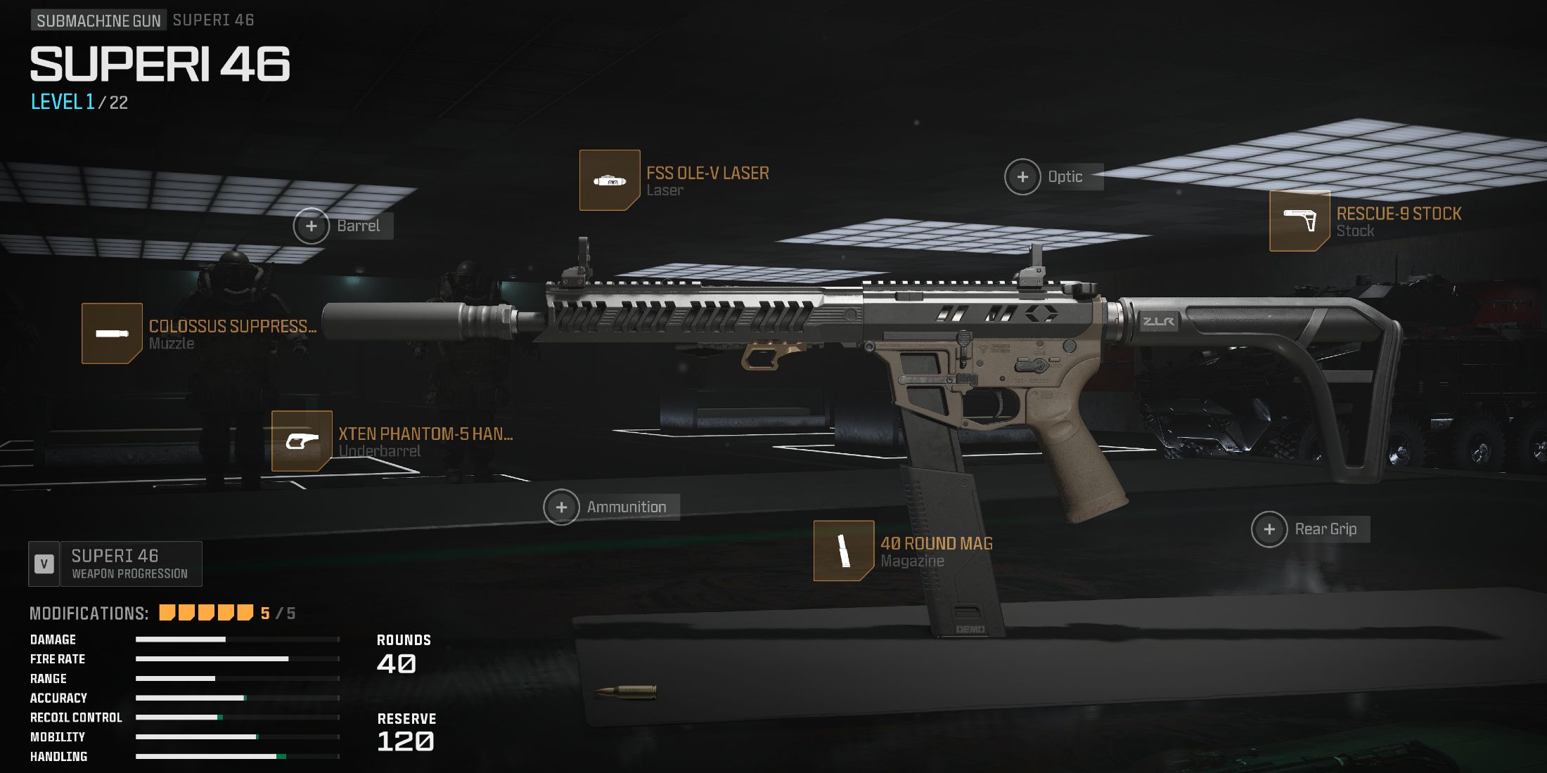 The Superi 46 build in Call of Duty Modern Warfare 3 