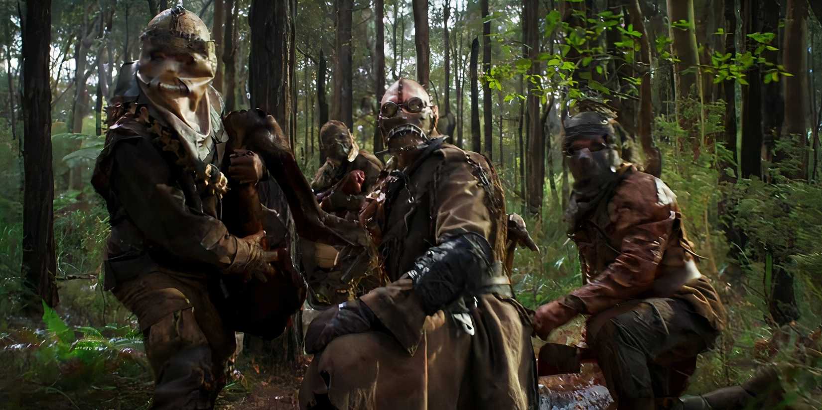 Biker Horde minions in The Green Place