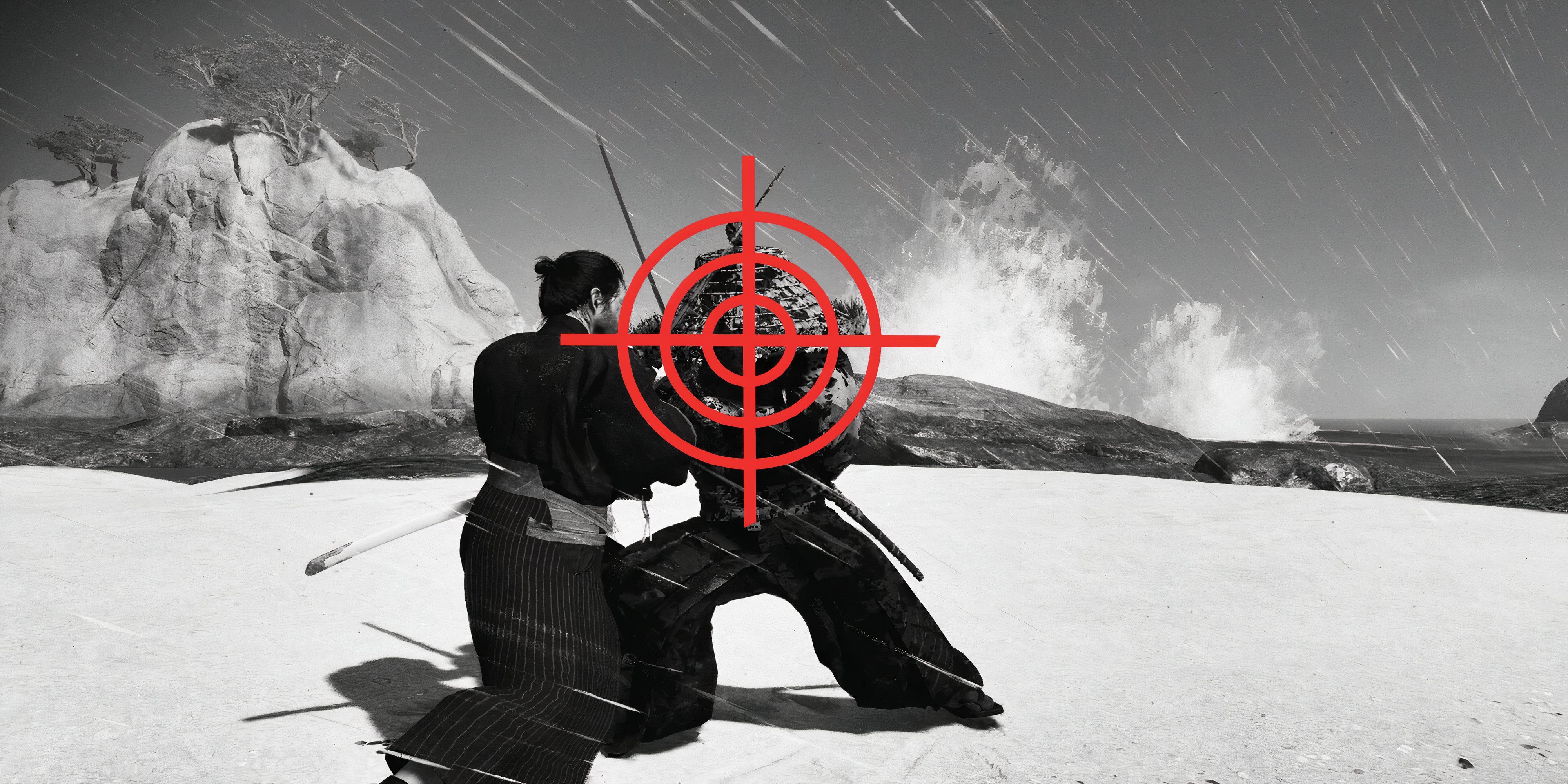 black and white jin sakai ghost of tsushima