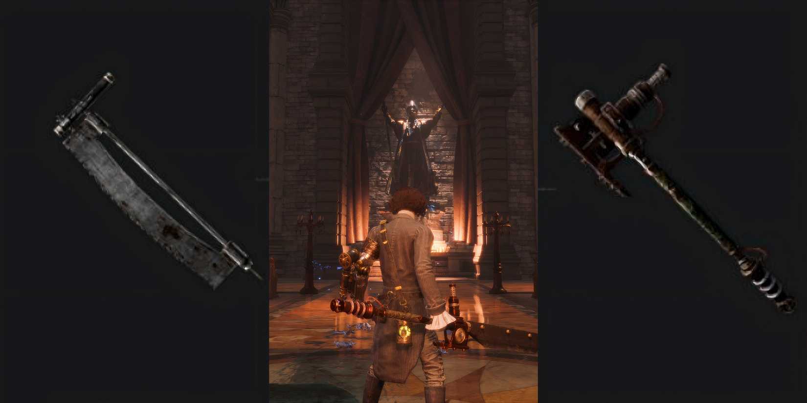 Bonesaw Cutting Blade and Booster Glaive Handle