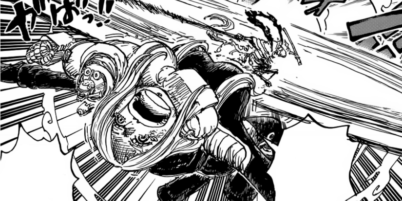 bonney and franky vs nusjuro one piece 1116