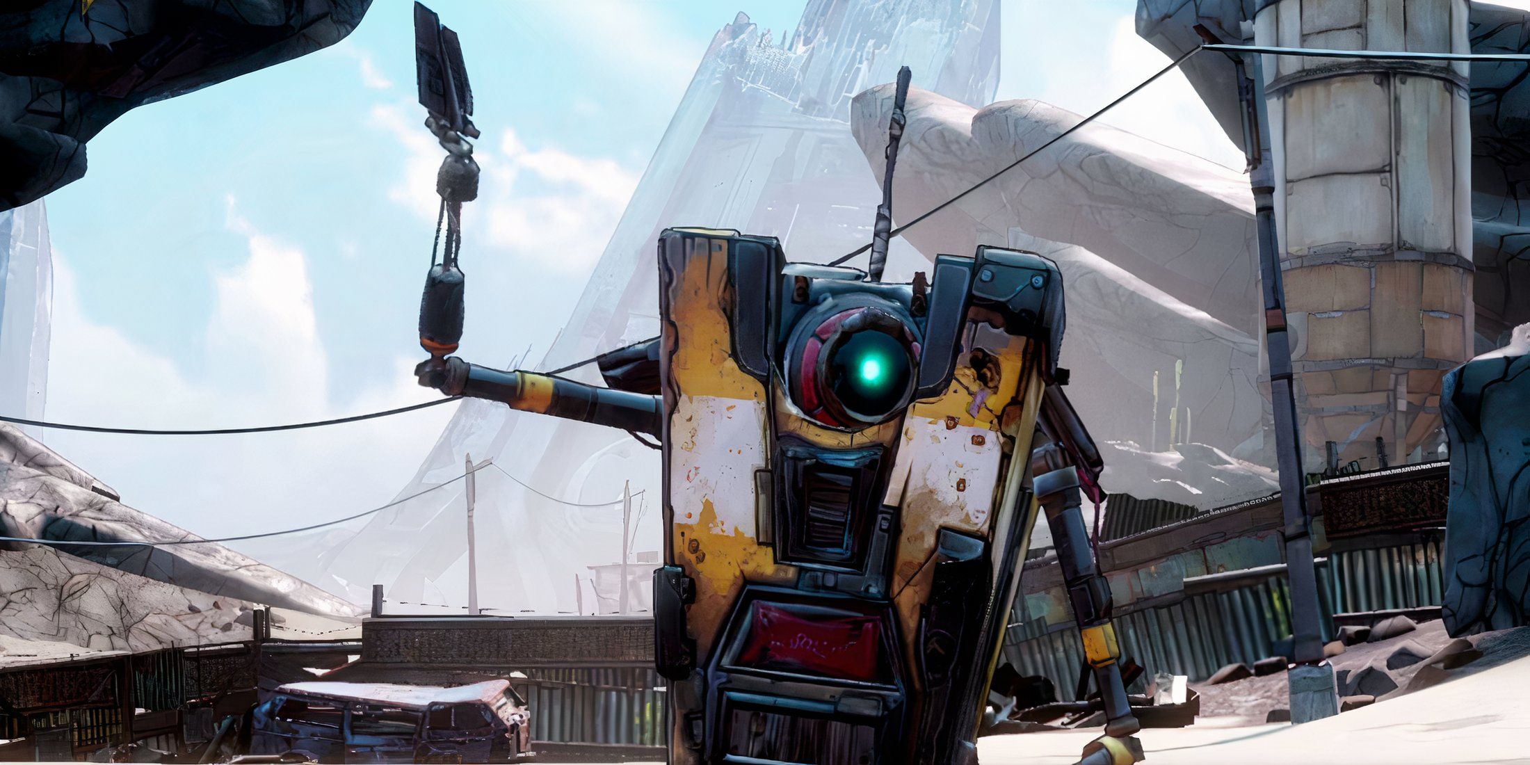 Borderlands Claptrap waving