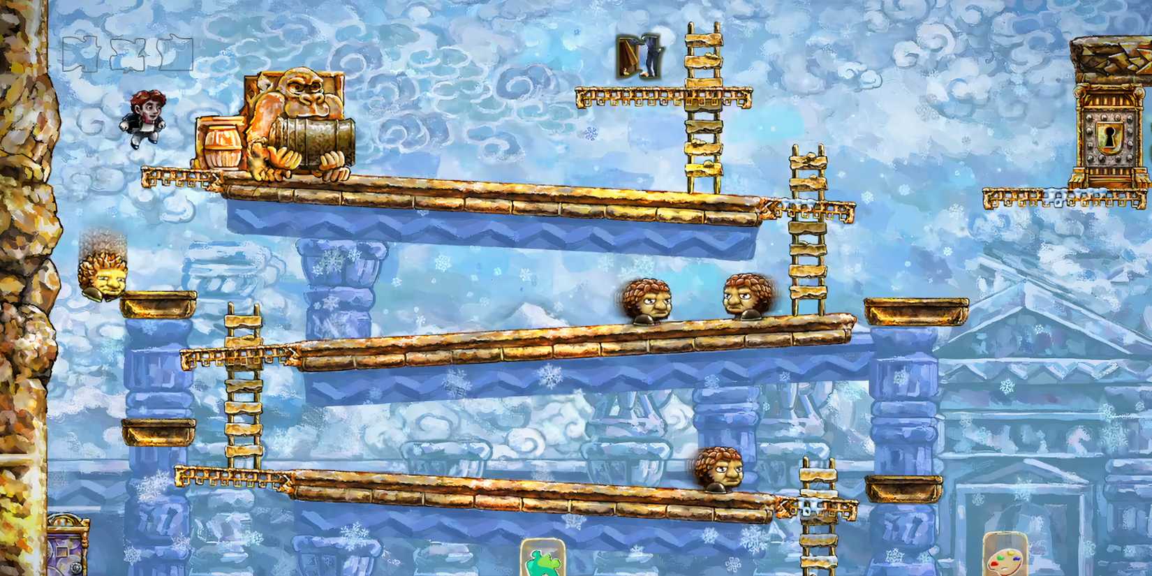 Braid Jumpman Puzzle 1 jump