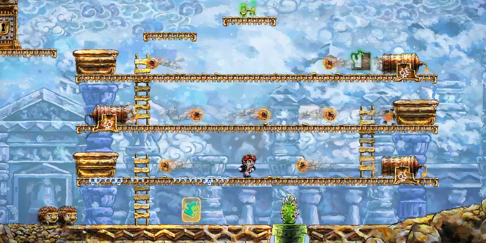 Braid Jumpman Puzzle 2 canons